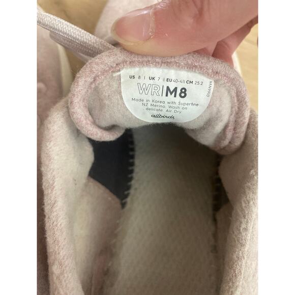 Allbirds sneakers women’s size 8 purple comfort athleisure running - Picture 5 of 5